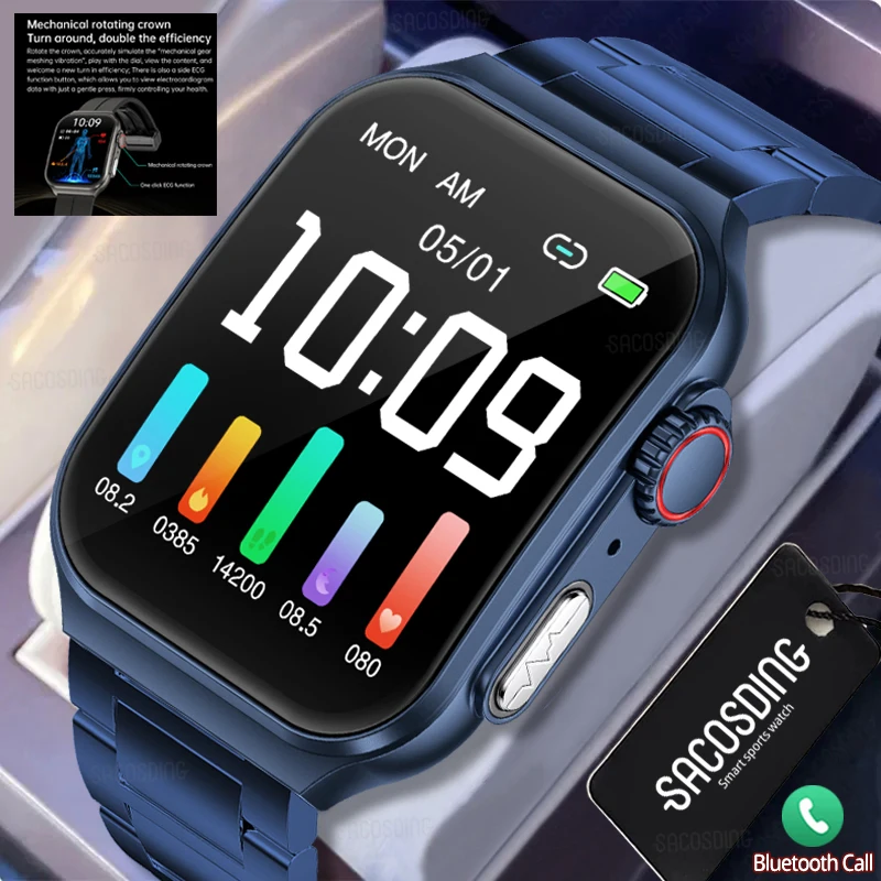 2023 New Bluetooth Call Smart Watch 3D Curved Screen Fashion Watch Smart ECG+PPG Heart Rate Blood Pressure Health Smartwatch Men
2023 New Bluetooth Call Smart Watch 3D Curved Screen Fashion Watch Smart ECG+PPG Heart Rate Blood Pressure Health Smartwatch Men
