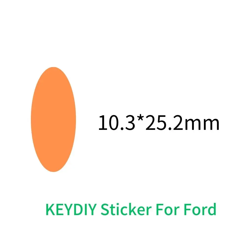 

Для Ford Escort, 5 шт., 25,2 мм, 10,3 мм, умный пульт дистанционного управления Ovel, брелок для ключей «сделай сам», оболочка брелка, эмблема, значок-наклейка