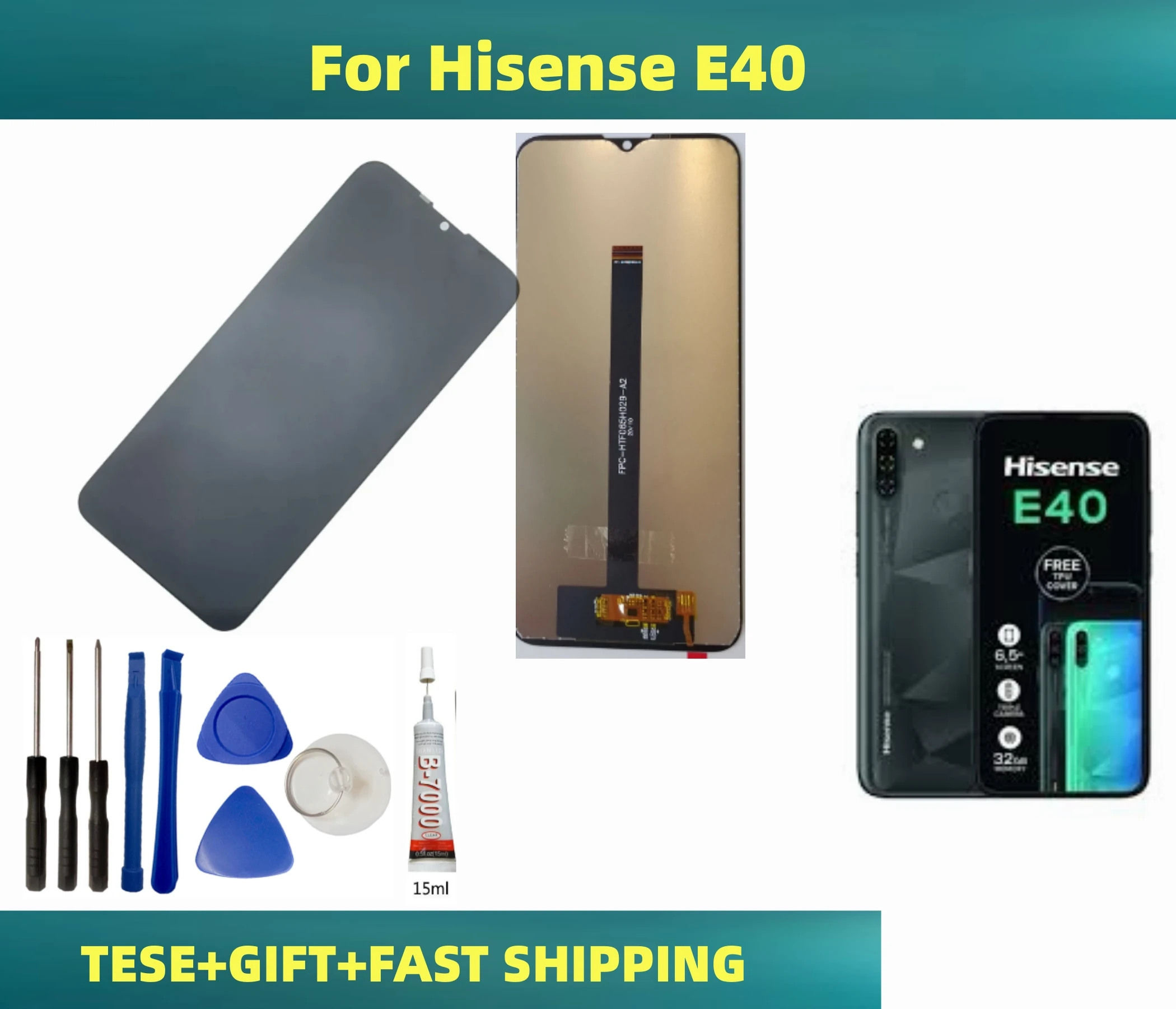 

6.52"For Hisense E40 LCD Display Touch Screen Digitizer Assembly Replacement With Infinity E40 display screen