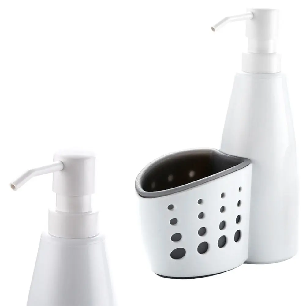 Белый дозатор мыла, новинка, 400 мл, ABS, с корзиной для хранения, бутылка для мыла для кухонной раковины 
Белый дозатор мыла, новинка, 400 мл, ABS, с корзиной для хранения, бутылка для мыла для кухонной раковины