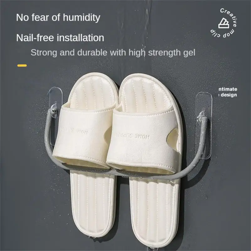 No Punching Creative Storage Shoe Holder 180 Degree Adjustment Labor-saving Bathroom Shoe Rack Reliable Wall Mounted Traceless
No Punching Creative Storage Shoe Holder 180 Degree Adjustment Labor-saving Bathroom Shoe Rack Reliable Wall Mounted Traceless
