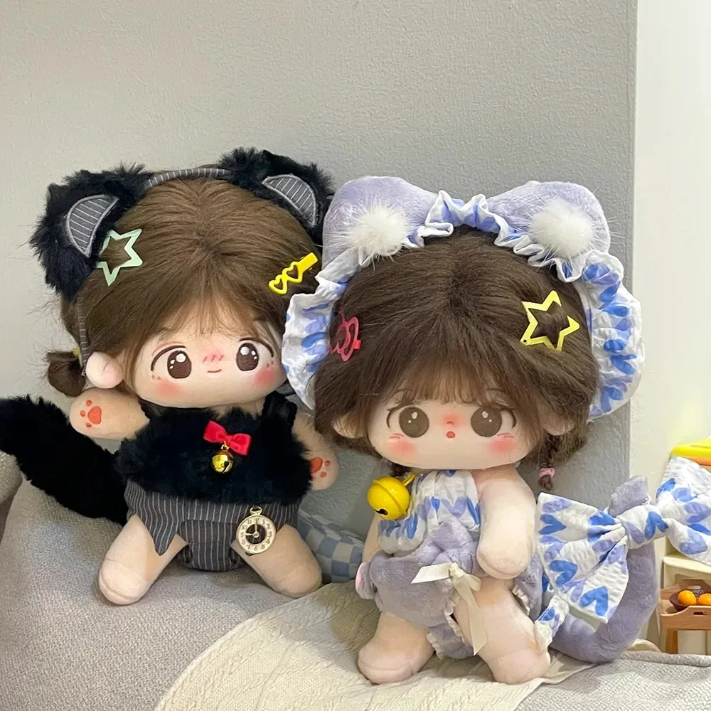 20CM Kawaii Cat Maid Bell Bowknot With Hairband Clothing Suit Cosplay Sweet No Attributes Plush Doll Change Clothes Outfit Gift
20CM Kawaii Cat Maid Bell Bowknot With Hairband Clothing Suit Cosplay Sweet No Attributes Plush Doll Change Clothes Outfit Gift
