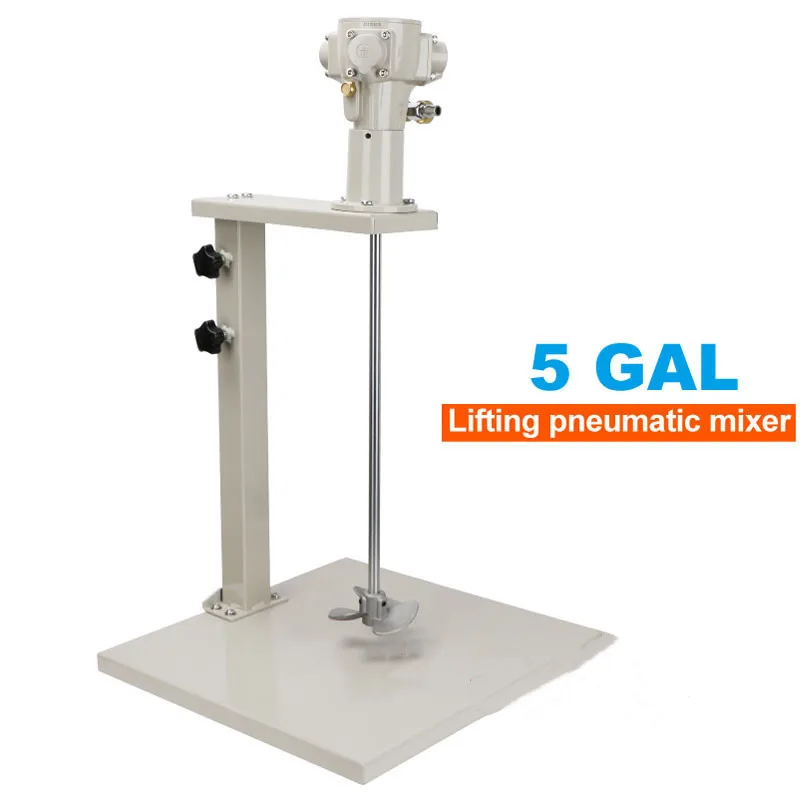 5 Gallon Pneumatic Agitator Stirrer Machine Paint Mixer 20Liter Dispersion Capacity Hand Manual Lift
5 Gallon Pneumatic Agitator Stirrer Machine Paint Mixer 20Liter Dispersion Capacity Hand Manual Lift