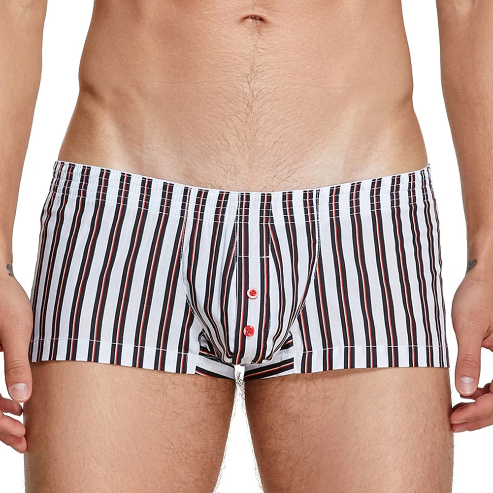 Mens Arrow Shorts Sexy Stripe Printed Underwear Button Bulge Pouch Boxer Underpants Soft Briefs Trunks Low Rise Slip Homme
Mens Arrow Shorts Sexy Stripe Printed Underwear Button Bulge Pouch Boxer Underpants Soft Briefs Trunks Low Rise Slip Homme