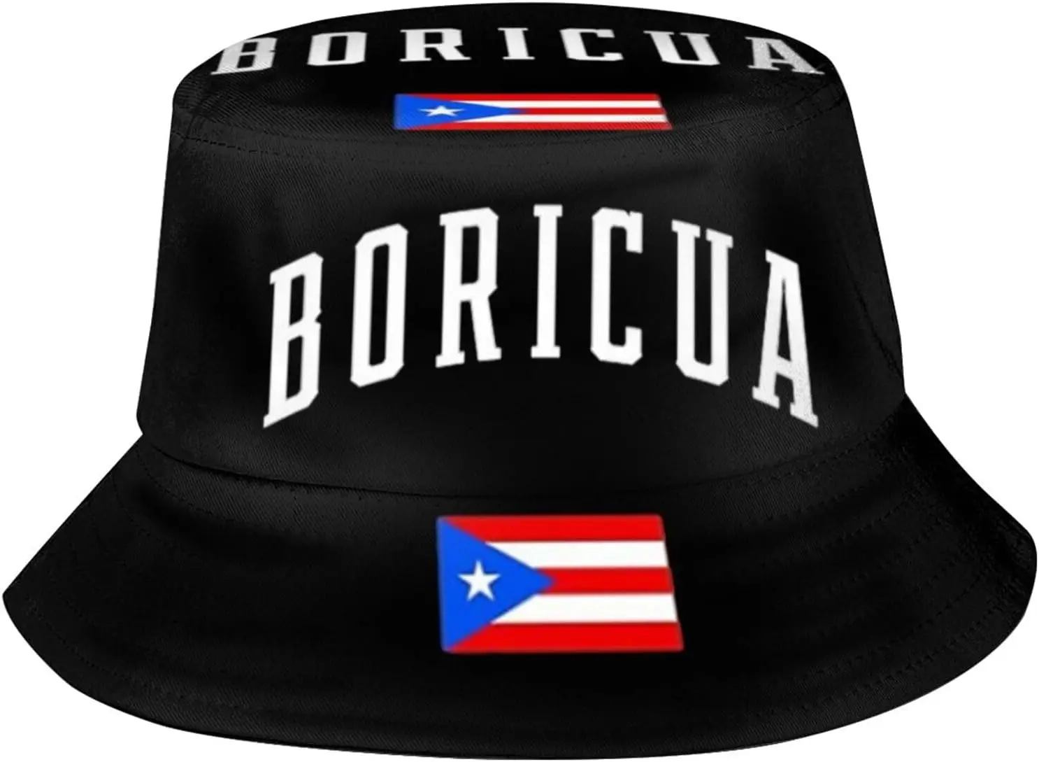 

Puerto Rico Pr Flag Bucket Hat for Women and Men,Funny Beach Sun Cap Fisherman Hat for Travel Outdoor Hiking