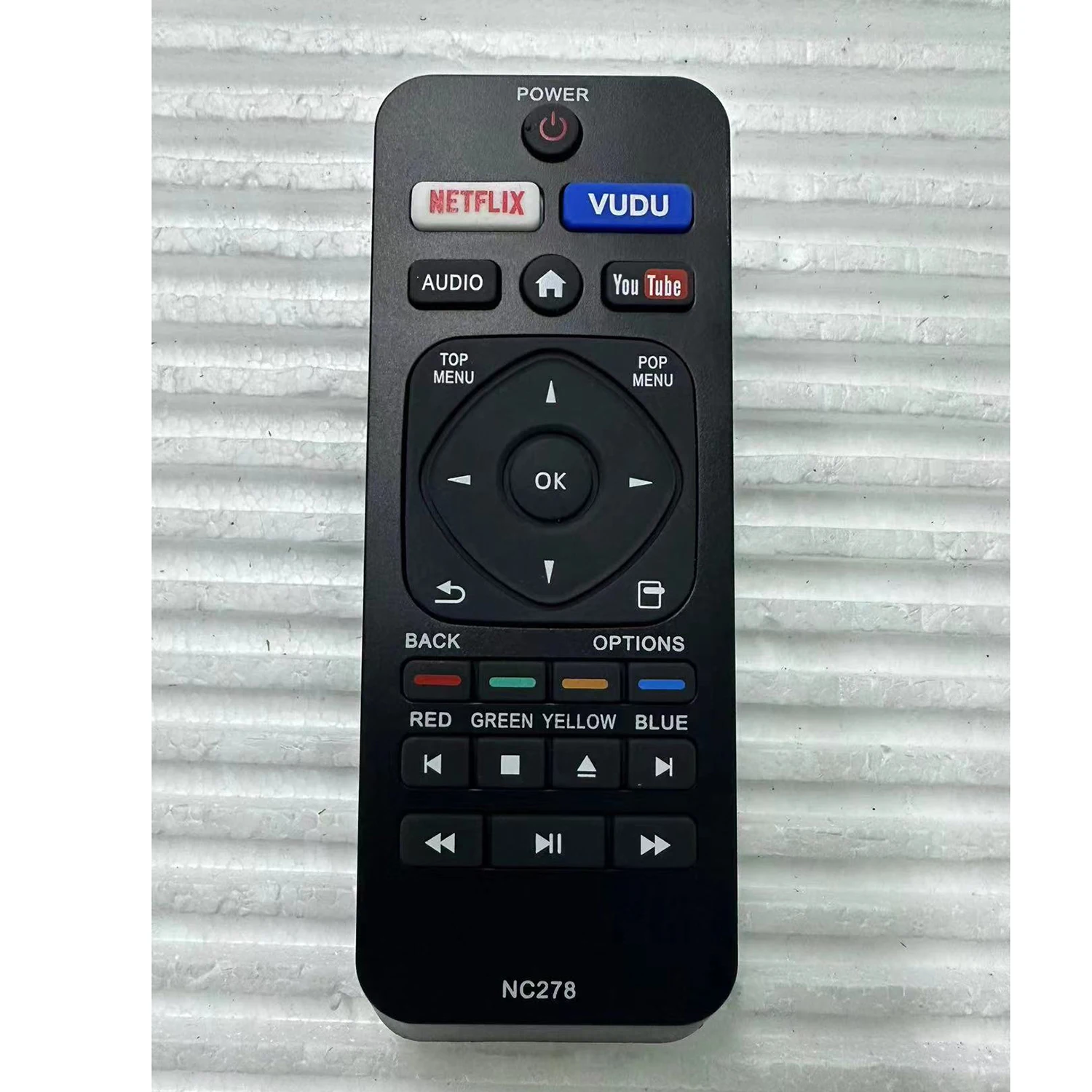 Пульт дистанционного управления NC278 для Philips BluRay Player NC278UL BDP2501/F7A BDP2501/F8 BDP250/F7C1 BDP2501/F7C
Пульт дистанционного управления NC278 для Philips BluRay Player NC278UL BDP2501/F7A BDP2501/F8 BDP250/F7C1 BDP2501/F7C