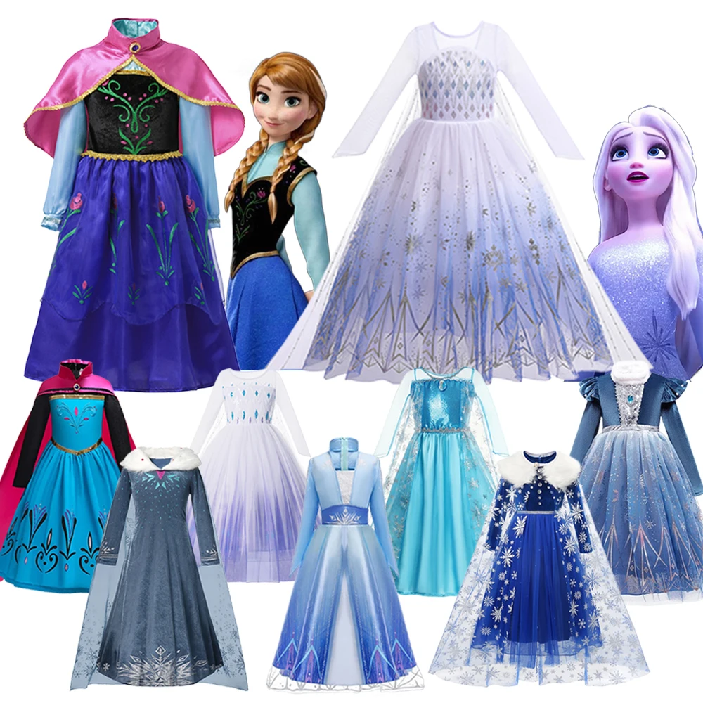 Frozen Elsa Anna Princess Snow Queen Dress Girls Halloween Carnival Vestidos Party Kids Cosplay Children Costume
Frozen Elsa Anna Princess Snow Queen Dress Girls Halloween Carnival Vestidos Party Kids Cosplay Children Costume