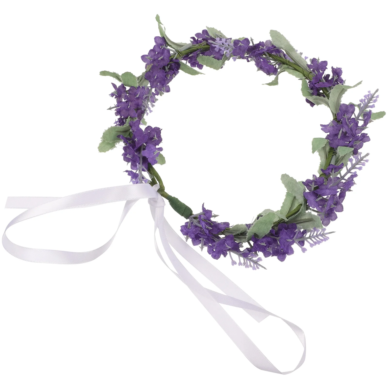 

Wedding Hair Accessories Bridal Floral Headband Wreath Bohemian Headpiece Crown Flower Miss