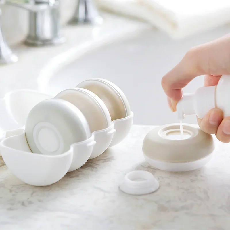 4Pcs Mini Refillable Bottle Silicone Traveling Portable Bottle Leak-proof Small Sub-bottle Airless Pump Cosmetic Storage Box
4Pcs Mini Refillable Bottle Silicone Traveling Portable Bottle Leak-proof Small Sub-bottle Airless Pump Cosmetic Storage Box
