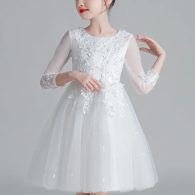 Kids Dresses For Girls Wedding Party Frock Flower Princess Summer Children's Tutu Mesh Sleeve Short Dress
Kids Dresses For Girls Wedding Party Frock Flower Princess Summer Children's Tutu Mesh Sleeve Short Dress