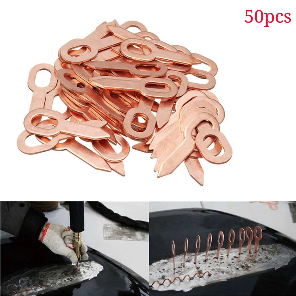 Recessed Pull Ring 2mm Thickness 50pcs Copper-plated Pulling Washer Tool Pull Washer Tool For Spot Welding Welder
Recessed Pull Ring 2mm Thickness 50pcs Copper-plated Pulling Washer Tool Pull Washer Tool For Spot Welding Welder