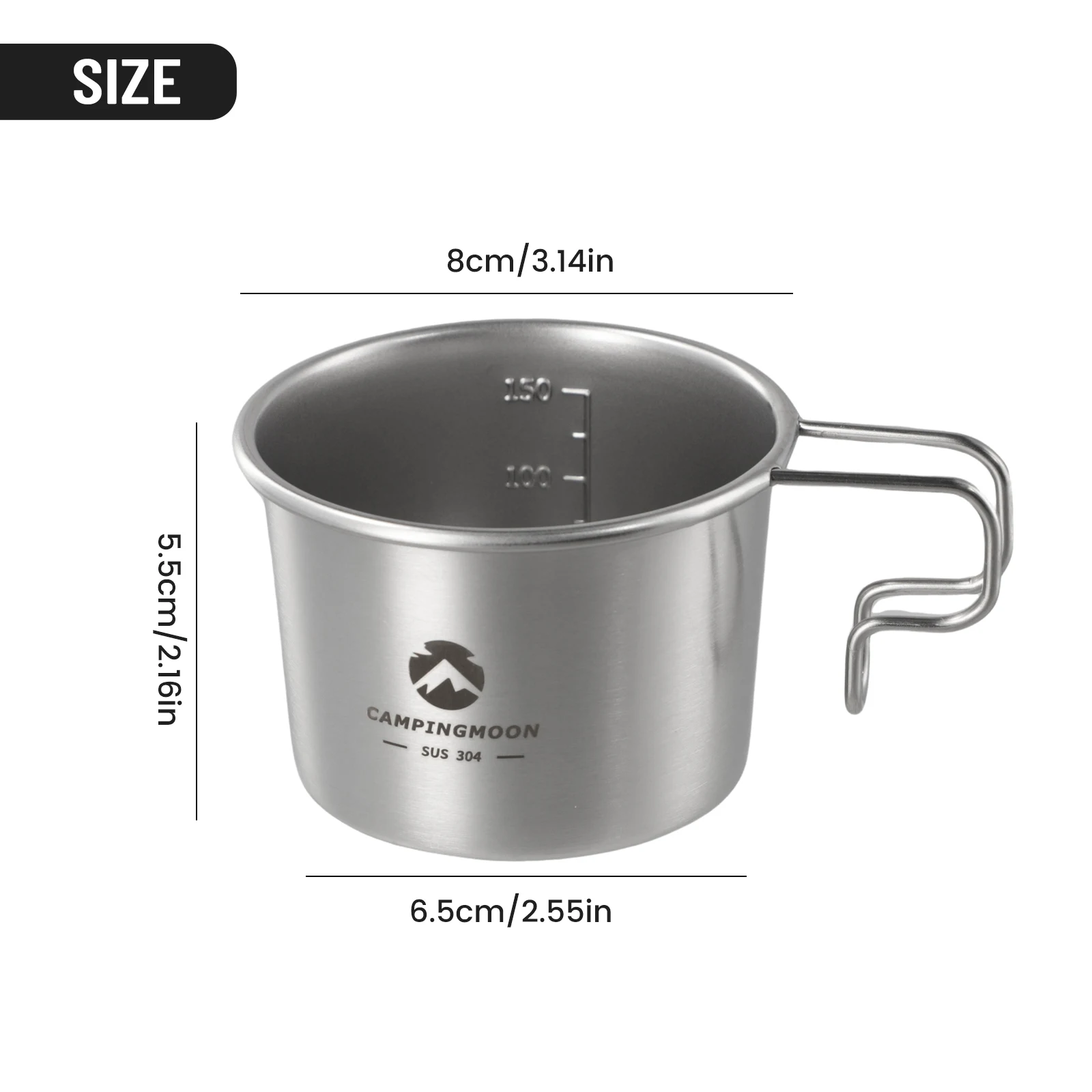 304 For Outdoor Travel Picnic Camping Cup Camping Cup 180ml Camping Coffee Cup Sierra Bowl Stainless Steel Camping Tableware
304 For Outdoor Travel Picnic Camping Cup Camping Cup 180ml Camping Coffee Cup Sierra Bowl Stainless Steel Camping Tableware
