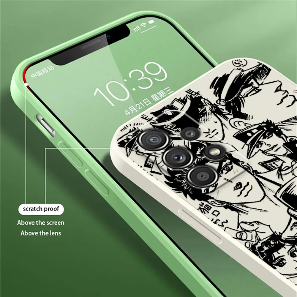 A56 Case For Samsung Galaxy A55 A54 A53 A36 A35 A34 A52 A72 A32 A26 A56 5G JoJo Anime JoJos Bizarre Adventure Square Phone Cover A56 Case For Samsung Galaxy A55 A54 A53 A36 A35 A34 A52 A72 A32 A26 A56 5G JoJo Anime JoJos Bizarre Adventure Square Phone Cover