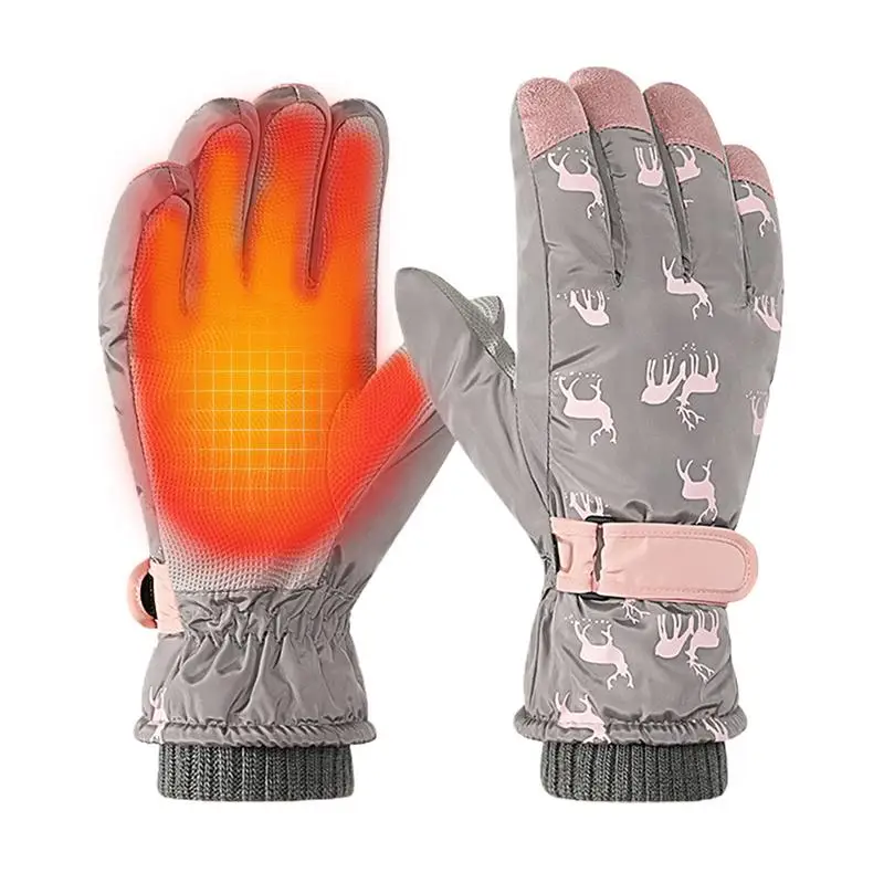 

Перчатки для сноуборда, теплые ветрозащитные рукавицы для сенсорного экрана, зимние незаменимые велосипедные варежки для женщин и мужчин для альпинизма