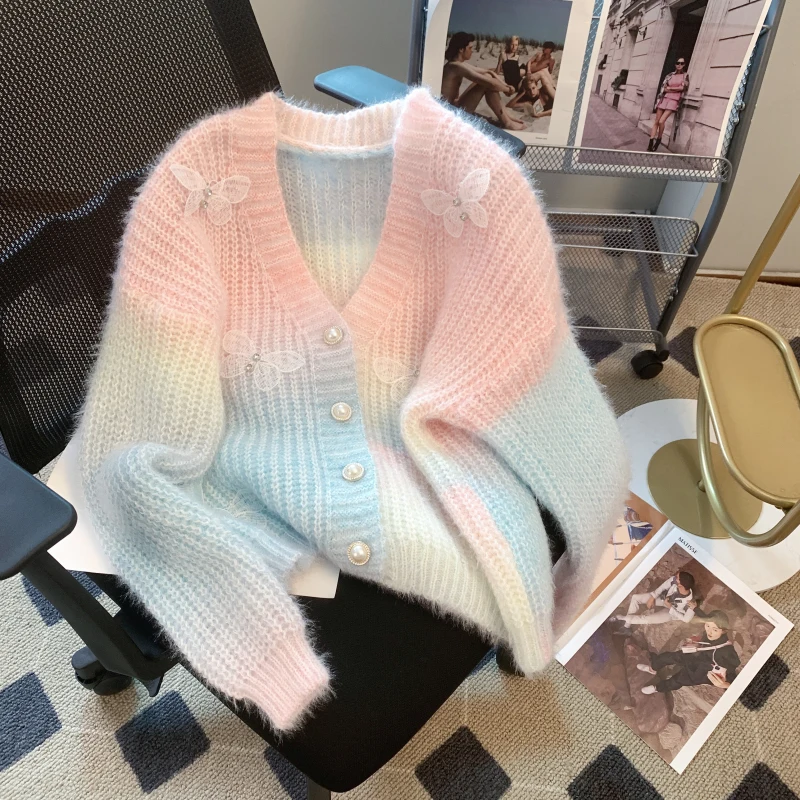2024 Spring and Autumn Bright Crystal Sweater Temperament Butterfly High Grade Casual Top Knitted Coat
2024 Spring and Autumn Bright Crystal Sweater Temperament Butterfly High Grade Casual Top Knitted Coat