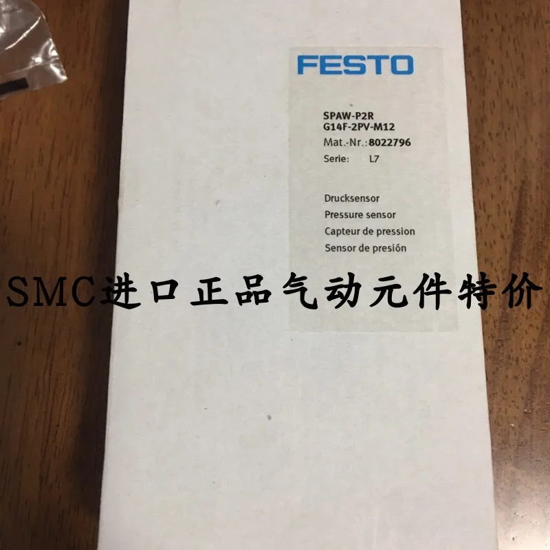 

Festo FESTO Pressure Sensor SPAW-B2R-G14F-2PA-M12 8022776 Brand New Original