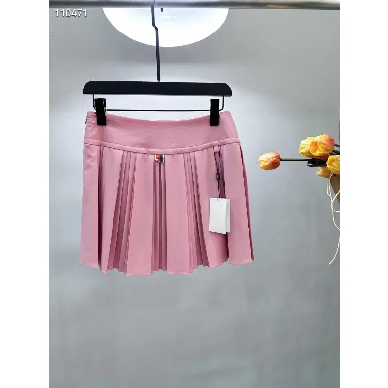 

Korean Original Golf Women's Short Skirt Fashionable and Sporty Pleated Skirt Anti Glare Half Skirt