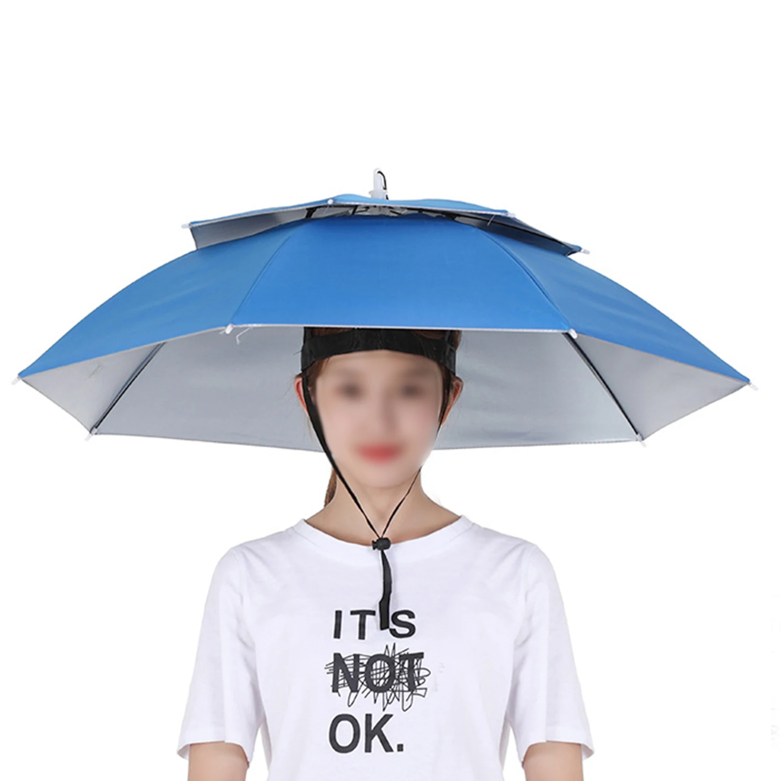 Fishing Umbrella Umbrella Head-Mounted Hat Hiking Outdoor Travel Oxford Cloth Portable UV Protection Umbrella Cap
Fishing Umbrella Umbrella Head-Mounted Hat Hiking Outdoor Travel Oxford Cloth Portable UV Protection Umbrella Cap