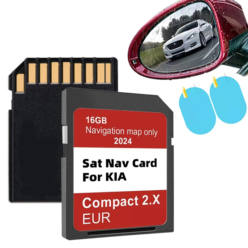 

Sat Nav for KIA Compact 2.X Venga/Ceed/Sportage/Rio/Picanto/Optima/Sorento Car 2024 SD Card 16GB Europe Maps Update Software