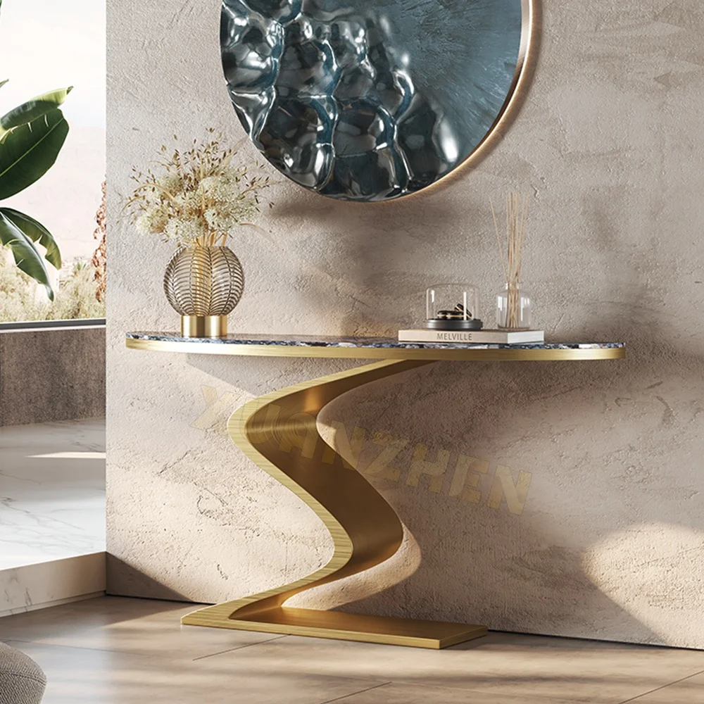 Living room furniture gold stainless steel console table luxury marble console table modern console tables
Living room furniture gold stainless steel console table luxury marble console table modern console tables