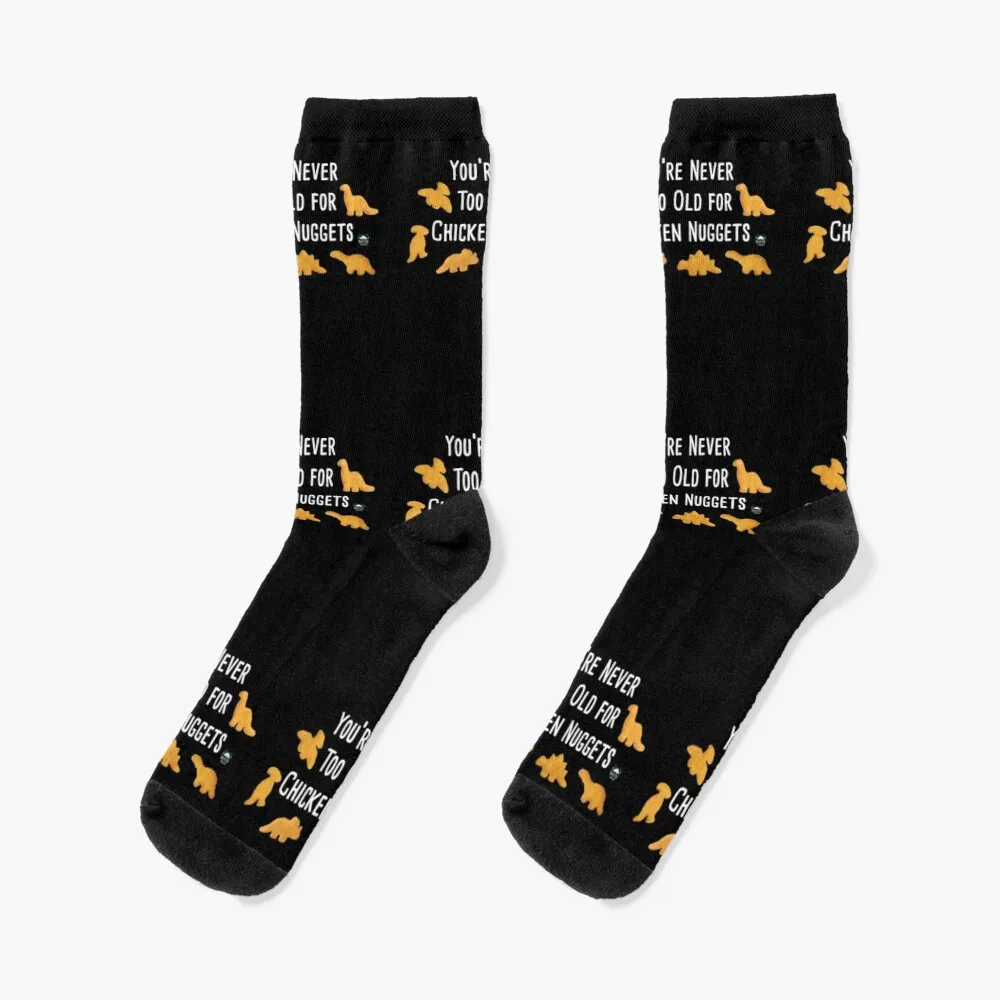 

Never Too Old for Dino Chicken Nuggets Socks Women'S Socks Socks Designer Brand