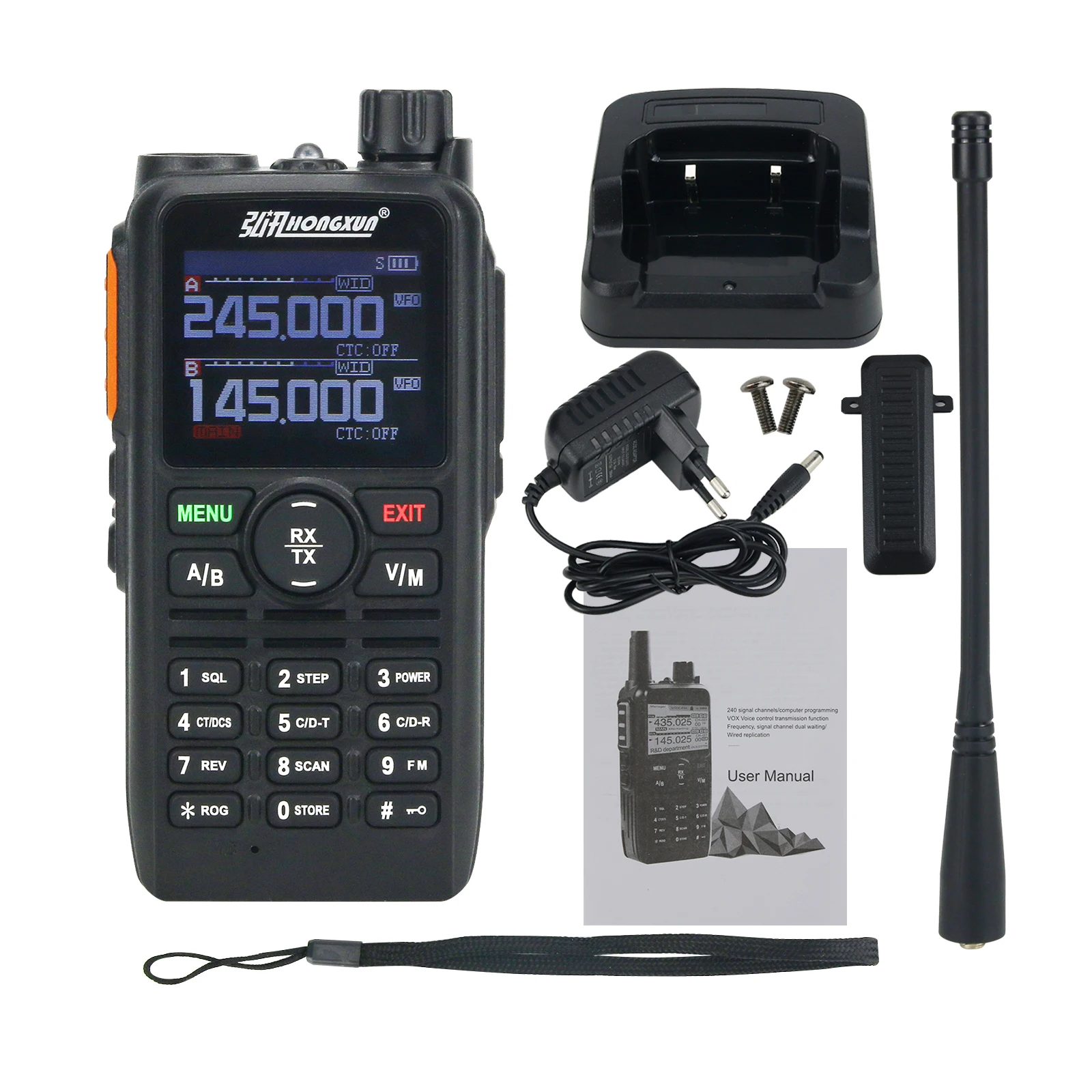 UV-668 5W Walkie Talkie Portable Handheld Transceiver VHF UHF Radio 240 Channels Black /Red
UV-668 5W Walkie Talkie Portable Handheld Transceiver VHF UHF Radio 240 Channels Black /Red