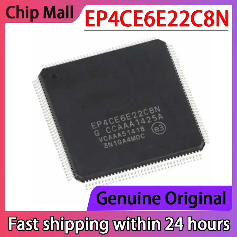 1PCS Original EP4CE6E22C8N EP4CE6E22 Packaged LQFP-144 Programmable Logic Device Chip
1PCS Original EP4CE6E22C8N EP4CE6E22 Packaged LQFP-144 Programmable Logic Device Chip