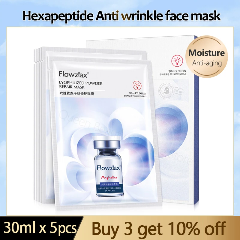 

Hexapeptide Freeze Dried Powder Anti-aging Wrinkle Face Mask Hyaluronic Acid Moisturizing Repair Chrysanthemum Brightening Skin