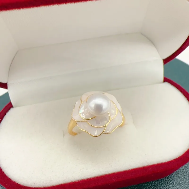 New Arrival Pearl Ring 14k Gold Plated Fashion Flower Design Natural Freshwater Pearl Ring Jewelry For Women Gift
New Arrival Pearl Ring 14k Gold Plated Fashion Flower Design Natural Freshwater Pearl Ring Jewelry For Women Gift