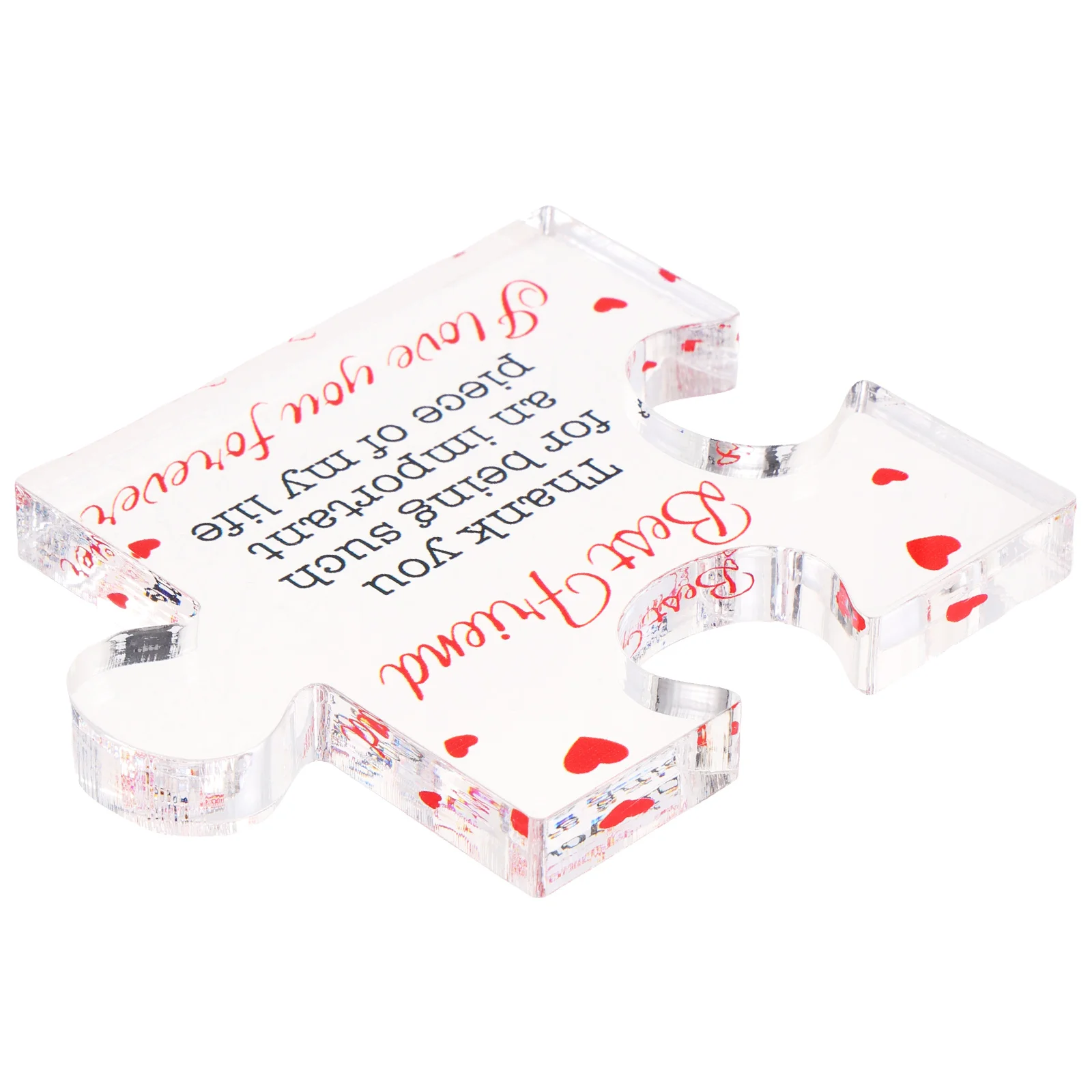 Thank You Gift for Friend Appreciation Gift Desk Decoration Acrylic Puzzle Plaque Keepsake
Thank You Gift for Friend Appreciation Gift Desk Decoration Acrylic Puzzle Plaque Keepsake
