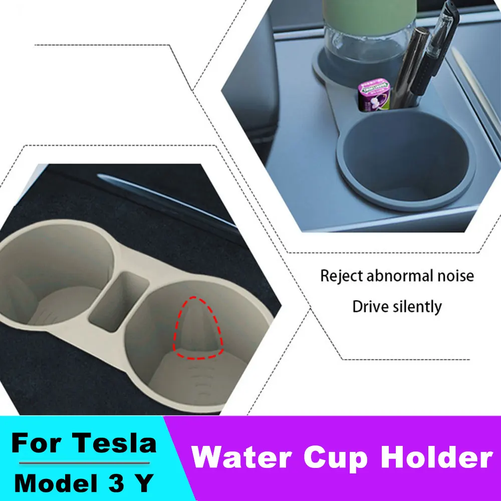 For Tesla Model 3 Model Y Water Cup Holder Center Console Storage Box Accessories Silica gel Water Proof Car Coasters
For Tesla Model 3 Model Y Water Cup Holder Center Console Storage Box Accessories Silica gel Water Proof Car Coasters