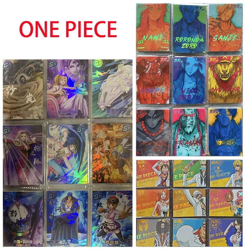 

Anime ONE PIECE Rare SP BR SZR TR BP Reflections Flash Cards Luffy Nami Zoro Toys for boys Collectible Cards Birthday Gifts