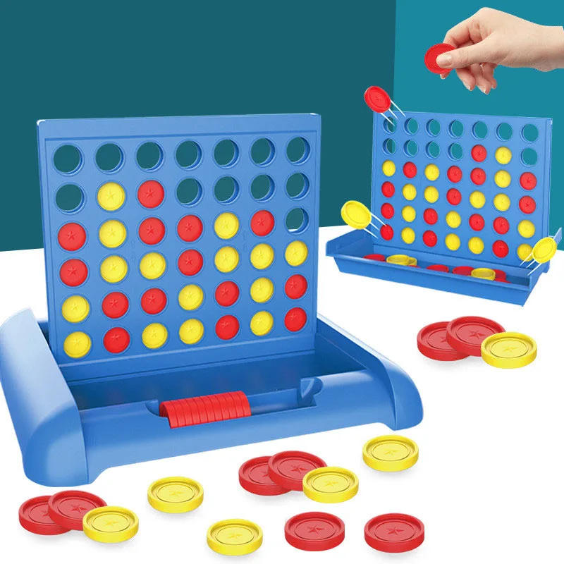 

Connect 4 In A Line Board Game Children's Educational Toys Classic Party Chess Family Toy Early Educational Puzzle Thinking Gift