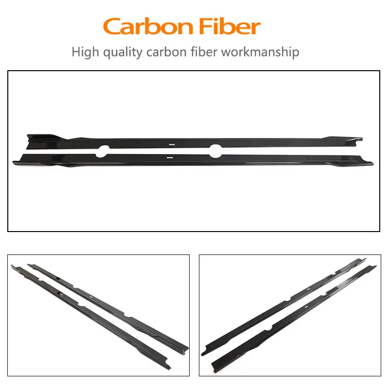 Car Side Skirts for KIA Stinger GT EX Hatchback 4-Door 2018-2023 Side Door Bumper Apron Lip Extensions Body Kits Carbon Fiber Car Side Skirts for KIA Stinger GT EX Hatchback 4-Door 2018-2023 Side Door Bumper Apron Lip Extensions Body Kits Carbon Fiber