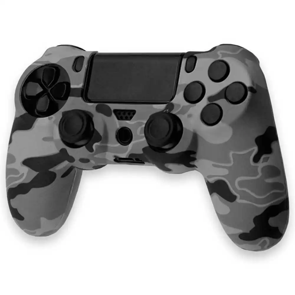 OcioDual силиконовый чехол для sony PS4/Slim/Pro Dualshock Камуфляжный серый резиновый playstation Rubber