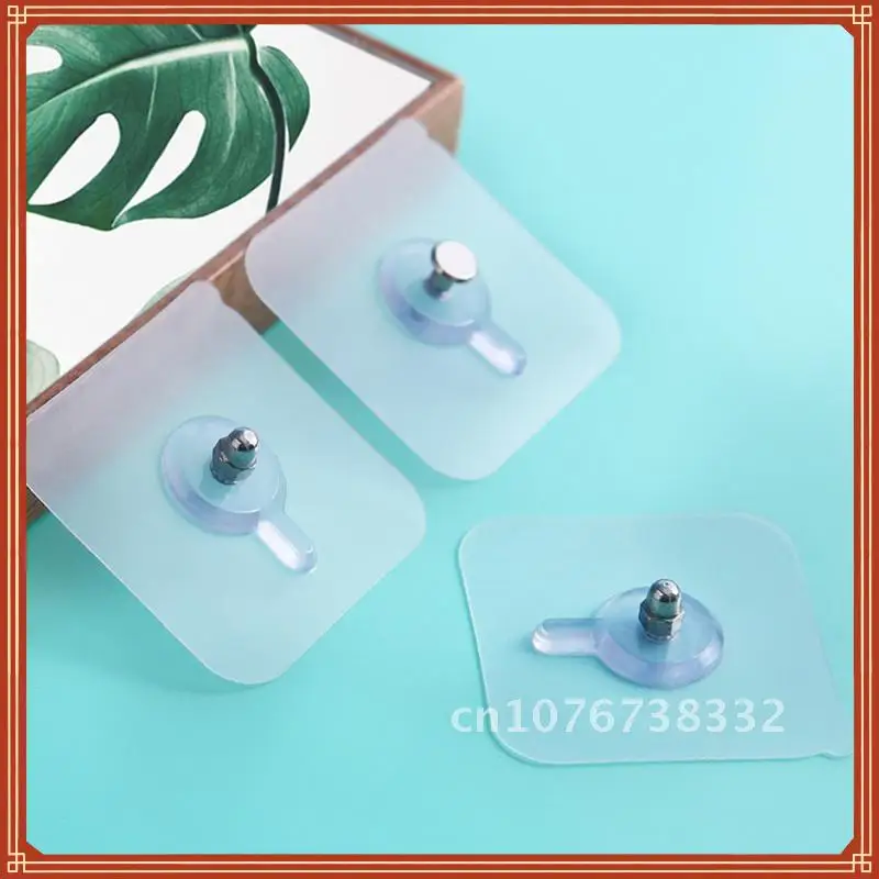 6Pcs PVC Strong Adhesive Nails Wall Poster Seamless Wall Hook Waterproof Durable Transparent Kitchen Bathroom Screw Hook Hanger
6Pcs PVC Strong Adhesive Nails Wall Poster Seamless Wall Hook Waterproof Durable Transparent Kitchen Bathroom Screw Hook Hanger