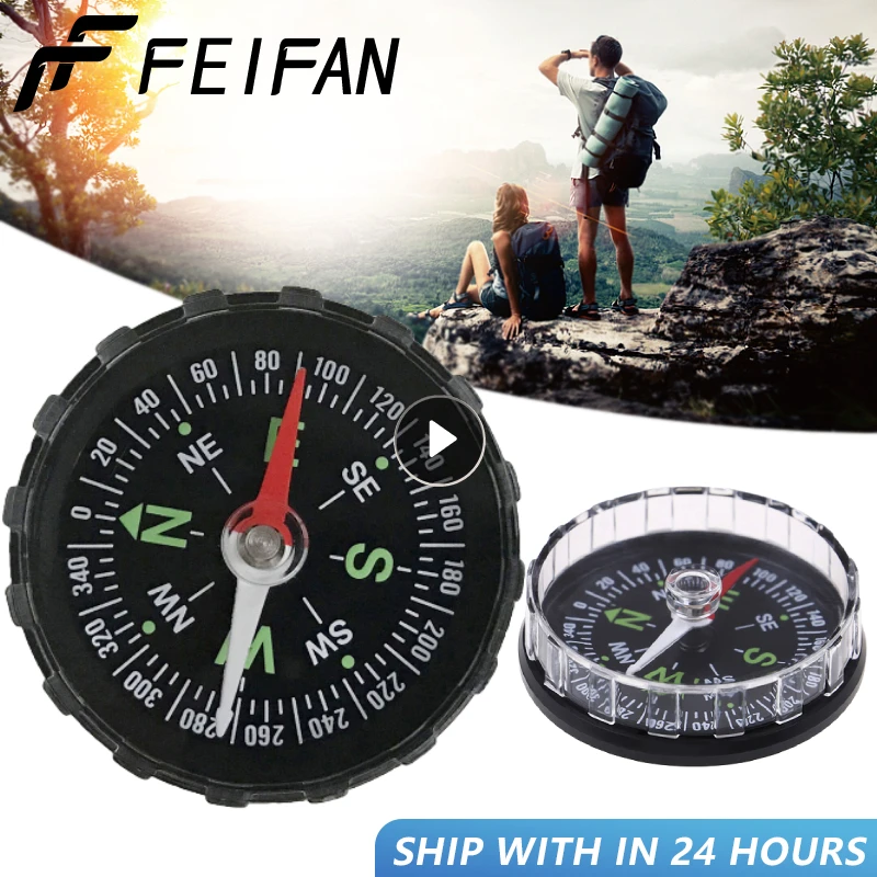

Portable Compass Handheld Compasses Trekking Climbing Hiking Sports Camping Navigation Outdoor Emergency Survival Tools Plastic