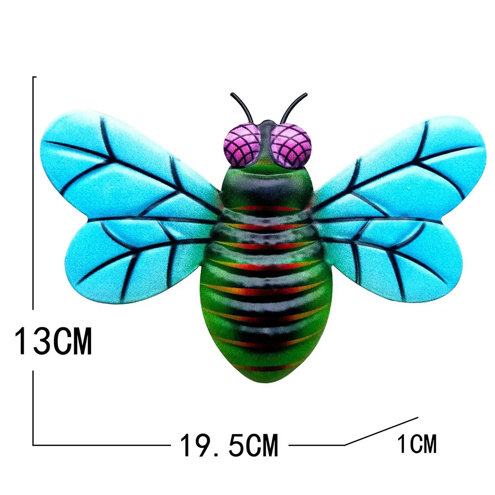 High Quality Durable Metal Bee Crafts Wall Hanging 3D Appearance Gardening Decoration Home Decor Iron Honeybee
High Quality Durable Metal Bee Crafts Wall Hanging 3D Appearance Gardening Decoration Home Decor Iron Honeybee