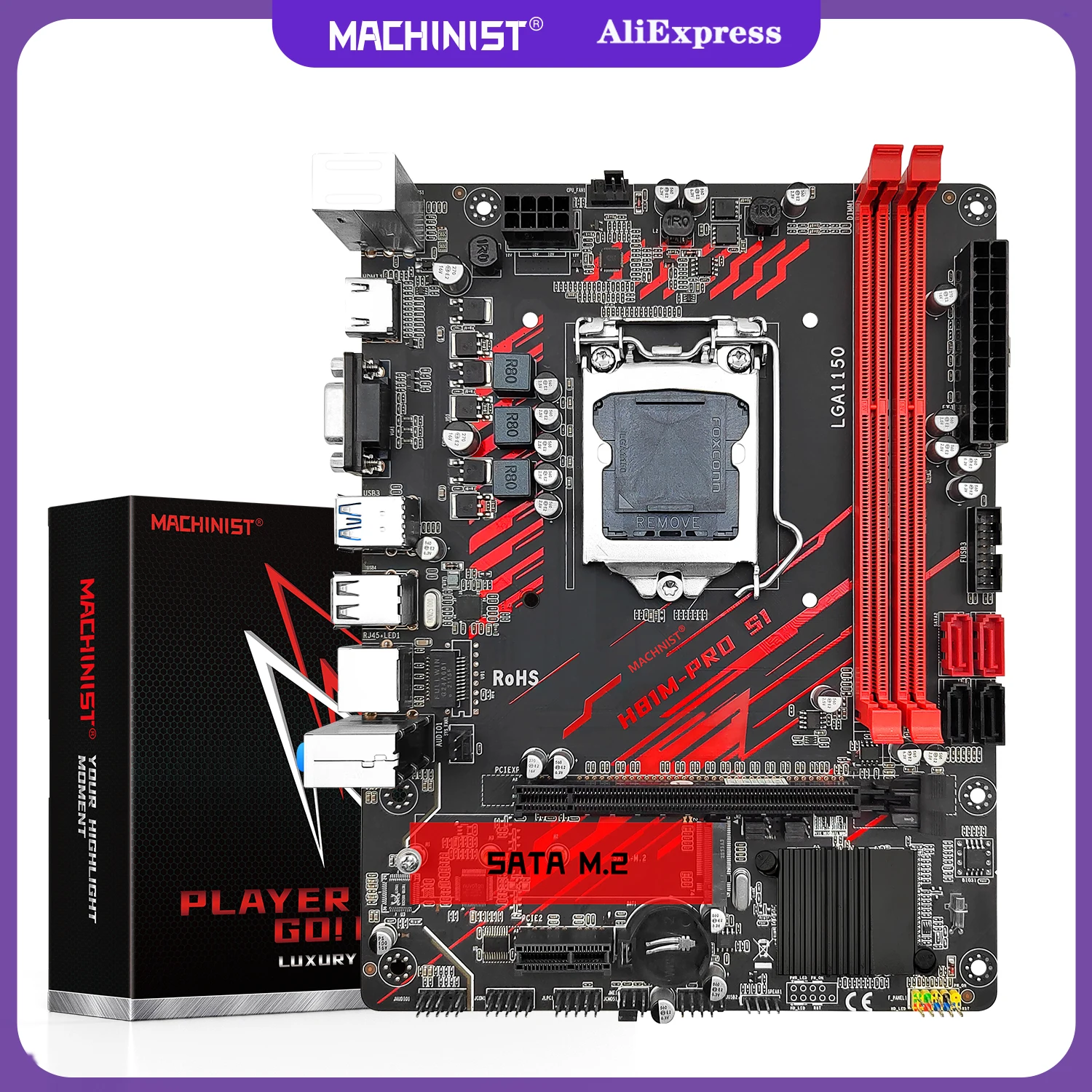 MACHINIST H81 материнская плата с поддержкой LGA 1150 Intel Core i3/i5/i7 CPU Xeon E3 V3 процессор DDR3 оперативная память SSD SATA M.2
MACHINIST H81 материнская плата с поддержкой LGA 1150 Intel Core i3/i5/i7 CPU Xeon E3 V3 процессор DDR3 оперативная память SSD SATA M.2