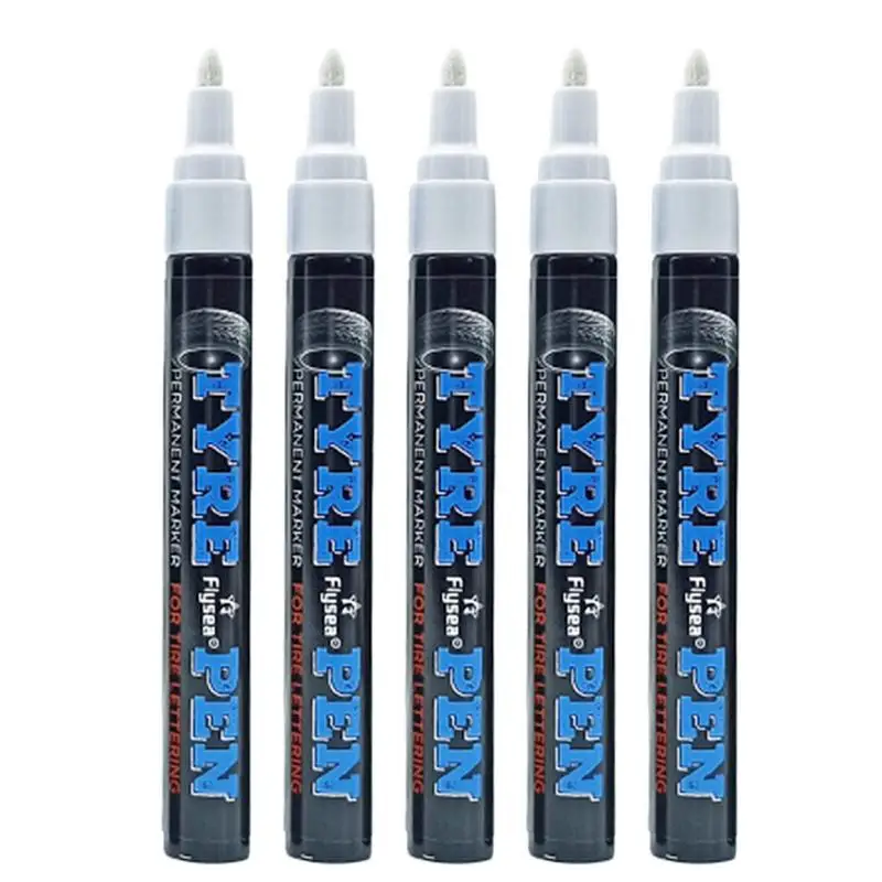 Waterproof Car Tyre Tire Paint Pen 5 Pack Acrylic White Permanent Marker Chalk Marker Pens For Cars Car Scratch Remove Pen 5
Waterproof Car Tyre Tire Paint Pen 5 Pack Acrylic White Permanent Marker Chalk Marker Pens For Cars Car Scratch Remove Pen 5