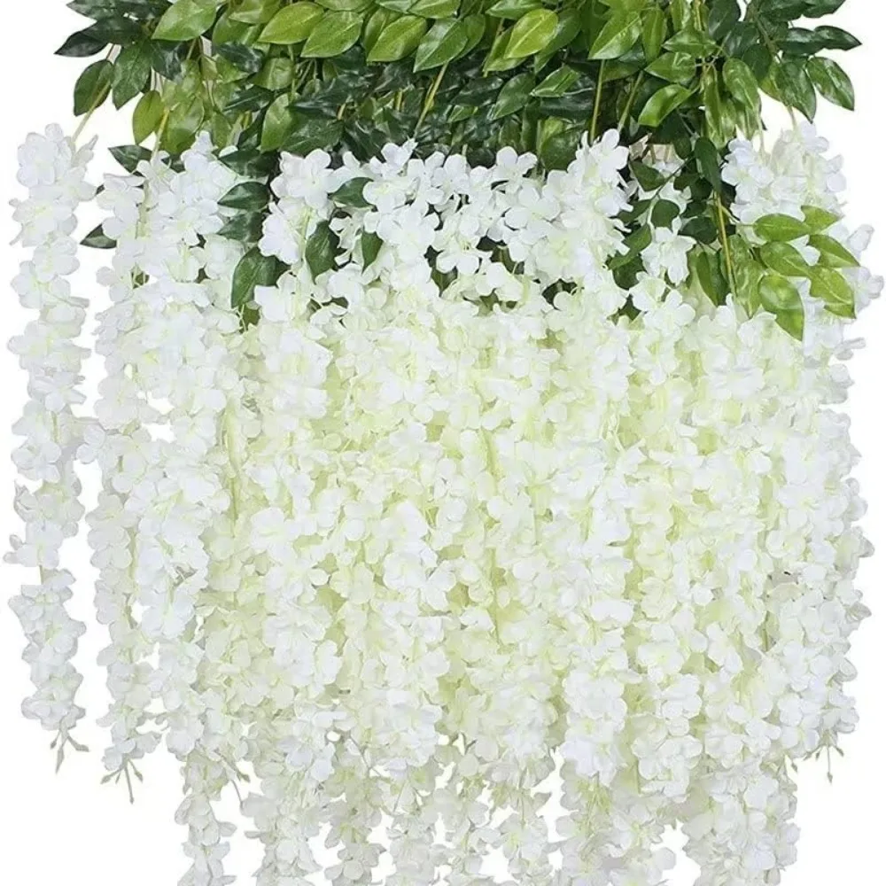 12PCS Artificial Wisteria Flowers String Hanging Outdoor Indoor Wedding Garden Arch Decoration Home Decoration Party Fake Flower
12PCS Artificial Wisteria Flowers String Hanging Outdoor Indoor Wedding Garden Arch Decoration Home Decoration Party Fake Flower