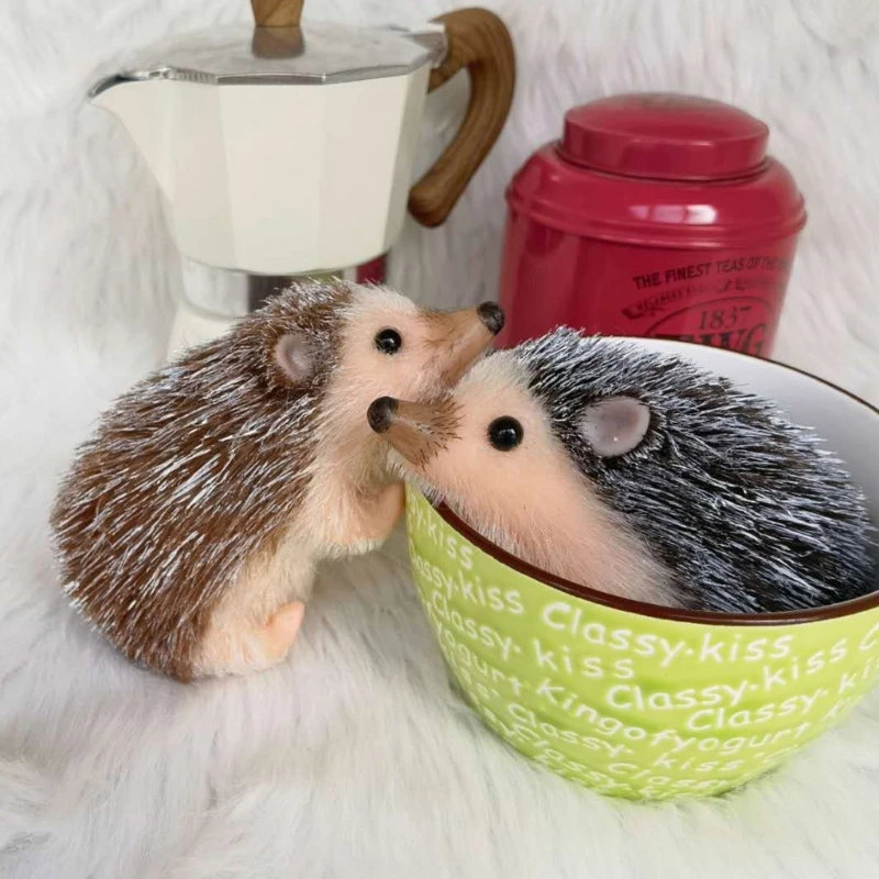 

Simulation Hedgehog Educational Wildlife Figurine Collectible Statue Realistic and Safe Toy Learning Tool for Children Dropship