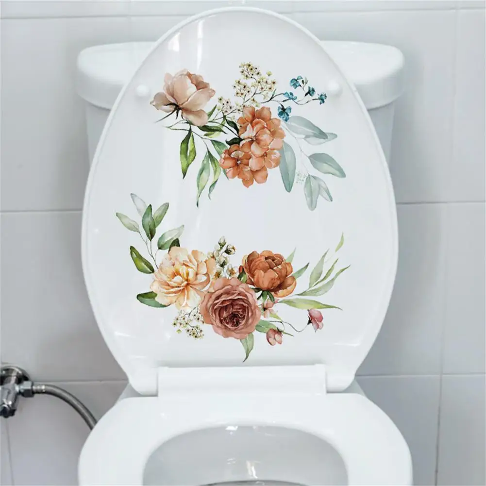 Bathroom Toilet Seat Wall Sticker Self-Adhesive Floral Toilet Lid Decals Toilets Stickers For Cistern Bathroom WC Restroom Decor
Bathroom Toilet Seat Wall Sticker Self-Adhesive Floral Toilet Lid Decals Toilets Stickers For Cistern Bathroom WC Restroom Decor