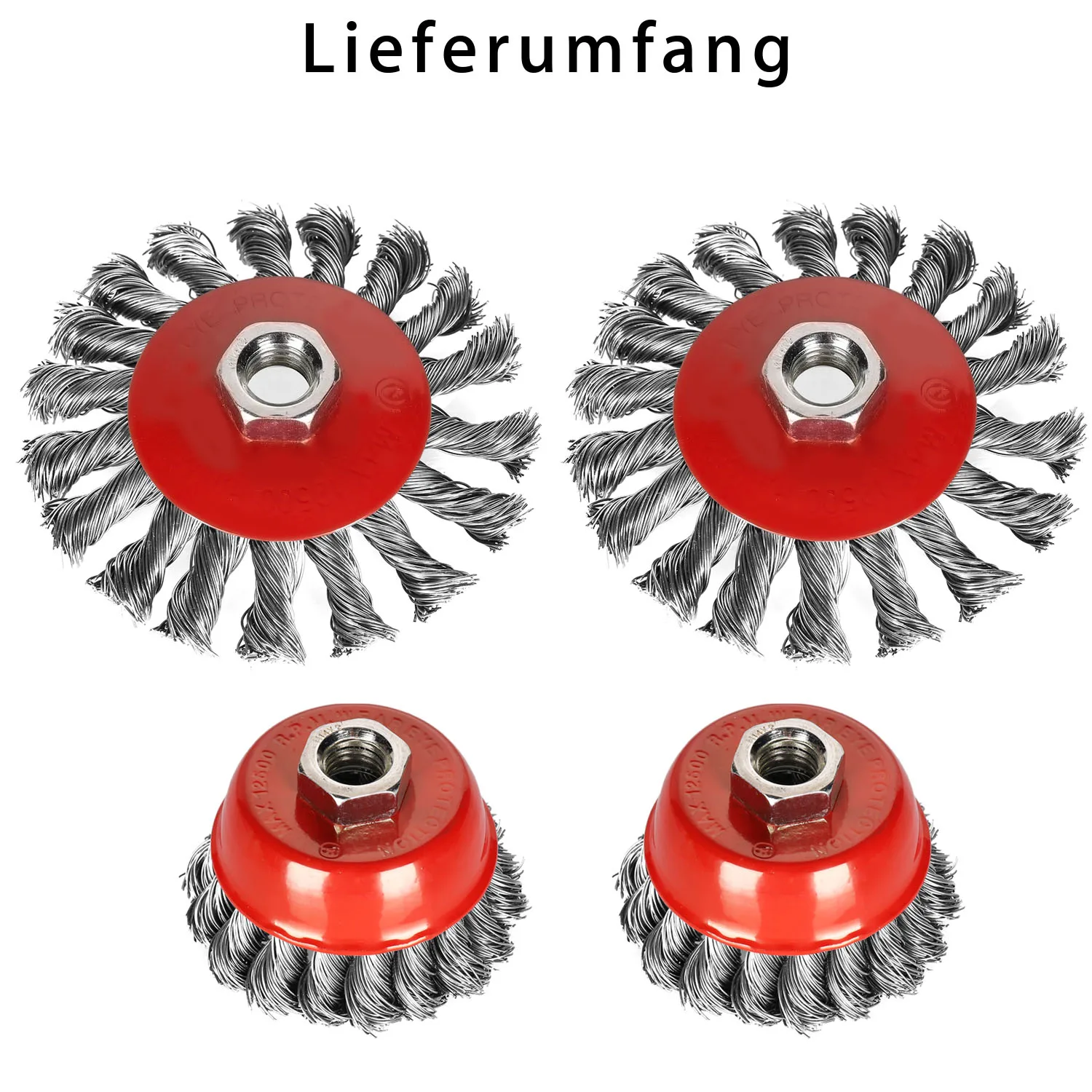 4 Pcs/set Wir===nch 100mm M14*2 Curve==Knot Steel Wire C==Wheel Brush F=============Angle Grinder Paint Rust Removal Grind Brush
4 Pcs/set Wir===nch 100mm M14*2 Curve==Knot Steel Wire C==Wheel Brush F=============Angle Grinder Paint Rust Removal Grind Brush