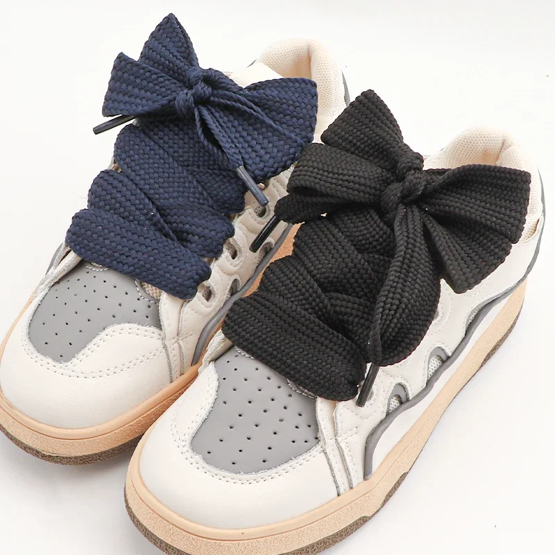 

1Pair Flat Shoelaces for Sneakers AF1 Shoe Laces Width 2.5CM Shoelace Luxury Brand Laces Shoes 100/120/140/160cm Shoestrings
