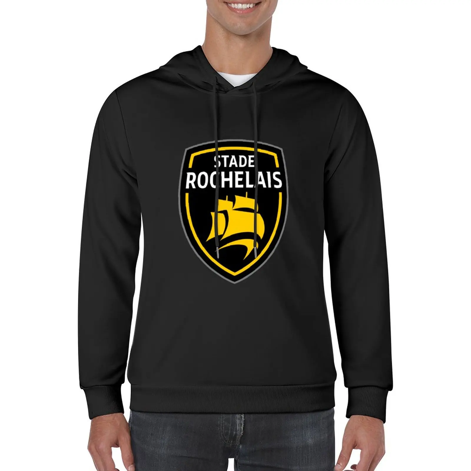 New Stade Rochelais Rugby logo Pullover Hoodie men's sweat-shirt autumn hoodie man
New Stade Rochelais Rugby logo Pullover Hoodie men's sweat-shirt autumn hoodie man