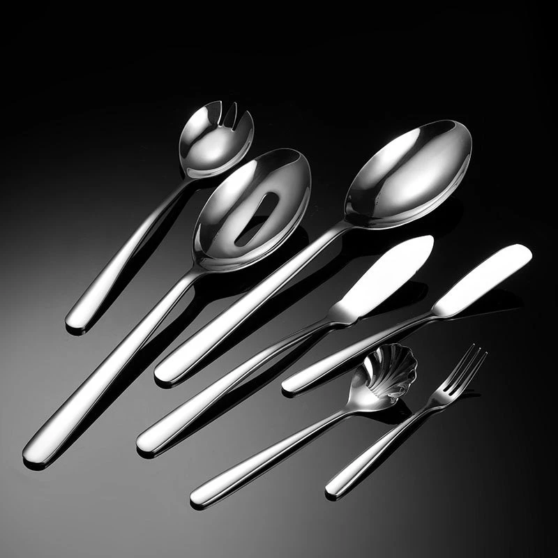 304 Stainless Steel Dinnerware Set Thicken Western Steak Knife Fork Serving Spoon Teaspoon Tableware Set Utensils for Kitchen
304 Stainless Steel Dinnerware Set Thicken Western Steak Knife Fork Serving Spoon Teaspoon Tableware Set Utensils for Kitchen