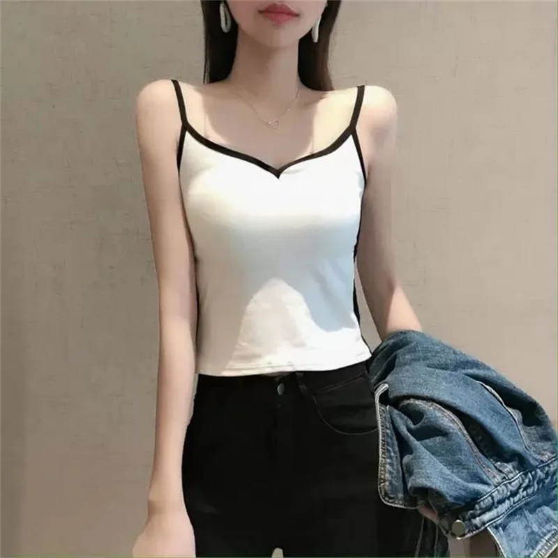 Fashion New Summer Women Slim Camis Ladies Vest Bottoming Clothing Breast Wrap Crop Top Tanks Sexy Girl Night Club Underwear
Fashion New Summer Women Slim Camis Ladies Vest Bottoming Clothing Breast Wrap Crop Top Tanks Sexy Girl Night Club Underwear