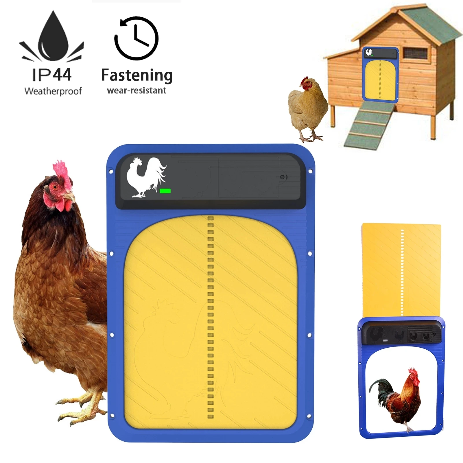 Automatic Chicken Coop Door With Solar Light Sensor Upgrad Waterproof Chicken Coop Door Easy Install Electric Poultry House Door
Automatic Chicken Coop Door With Solar Light Sensor Upgrad Waterproof Chicken Coop Door Easy Install Electric Poultry House Door