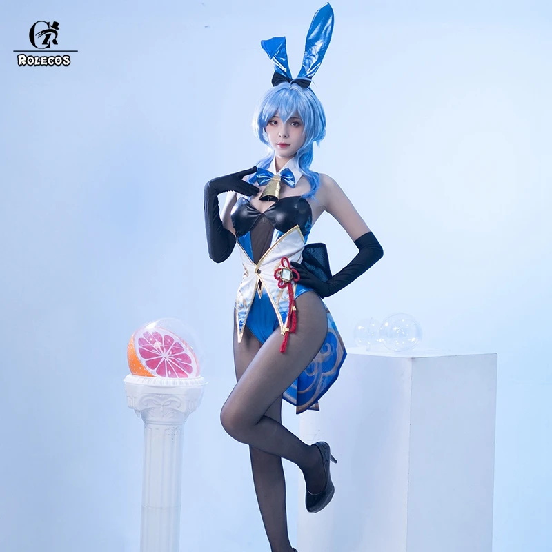 ROLECOS Game Genshin Impact Ganyu Cosplay Costume Women Sexy Bunny Girls Suit Leather Jumpsuit Ganyu Bunny Suit Halloween
ROLECOS Game Genshin Impact Ganyu Cosplay Costume Women Sexy Bunny Girls Suit Leather Jumpsuit Ganyu Bunny Suit Halloween